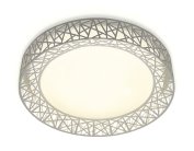 Потолочный светильник белый 72W D500*95 (ПДУ ИК) Ambrella light  FF122 WH