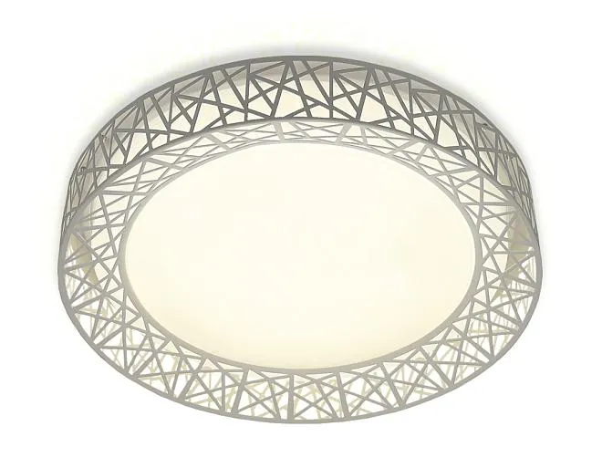 Потолочный светильник белый 72W D500*95 (ПДУ ИК) Ambrella light FF122 WH Потолочный светильник белый 72W D500*95 (ПДУ ИК) Ambrella light FF122 WH