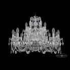 Люстра хрустальная Bohemia 1402/12+6/240 Ni