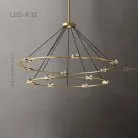 Кольцевые люстры и светильники AVANT CH 12 ламп Lampatron 5261-13411