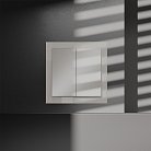 Перекрестный переключатель встраиваемый двухклавишный 10А, (кашемир) Voltum VLS020503 S70