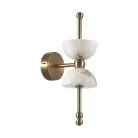 Настенный светильник бронзовый/белый/алебастр/металл IP20 LED 7W 560Лм 3000K Odeon light 6685/7WL FELIZ