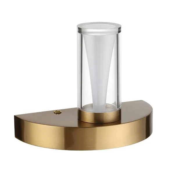 Настенный светильник античная бронза/акрилл/металл IP20 LED 5W 402Лм 3000K 180° Odeon light 7144/5WL DEFANCE