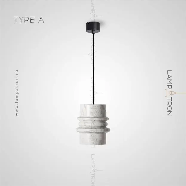 Подвесной светильник TIDY Тип A. Белый камень Lampatron 5721-14976 Подвесной светильник TIDY Тип A. Белый камень Lampatron 5721-14976