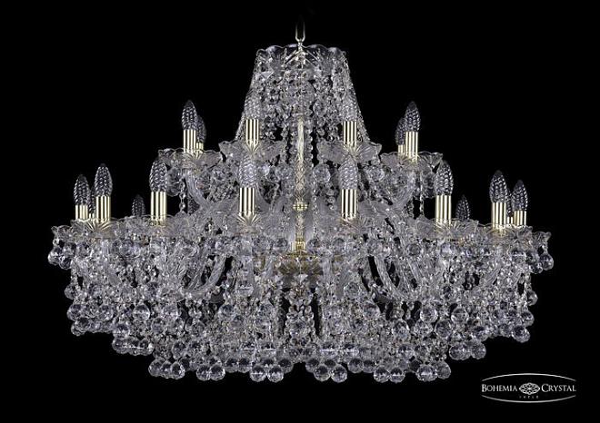 Люстра хрустальная Bohemia 1409/16+8/360 G