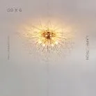 Потолочная люстра ROSALIA CH 6 ламп Lampatron 5737-15008