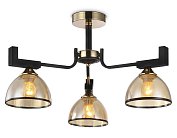 Потолочная люстра Ambrella light TR9098/3 BK/GD/TI