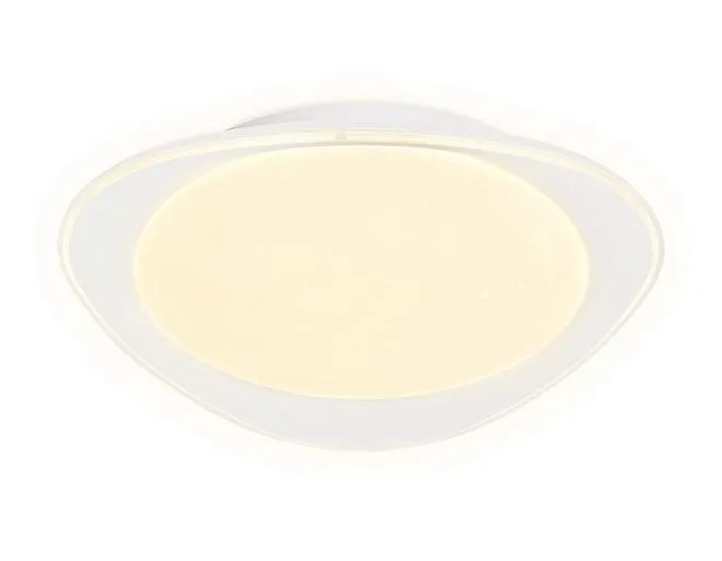 Потолочный светильник белый 48W 450*460*70 (ПДУ ИК) Ambrella light FF44 WH