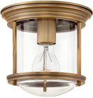 Потолочный светильник Hinkley QN-HADRIAN-MINI-F-BR-CLEAR Hadrian