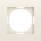 Рамка 1-я, матовый кремовый, Donel DE21131 A07