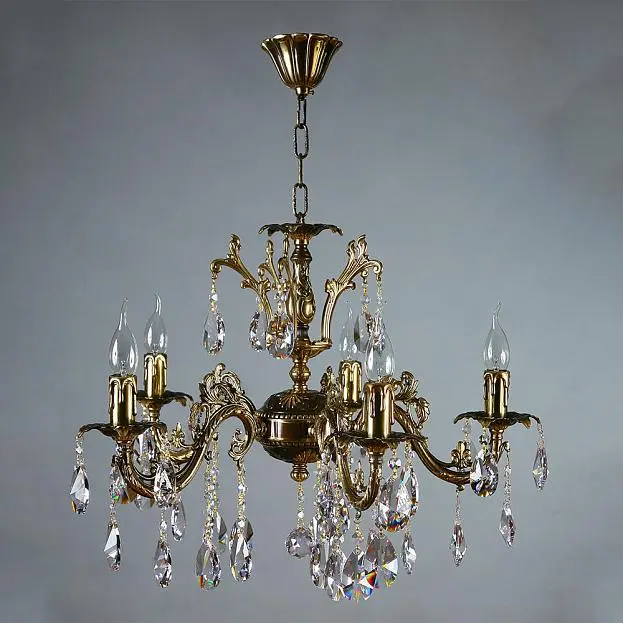 Подвесная люстра Ambiente Granada 2118/5 PB Tear drop Подвесная люстра Ambiente Granada 2118/5 PB Tear drop