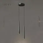 Готовая комбинация светильников MAGRIT MORE 2 лампы. Цвет Черный Lampatron 6097-16351