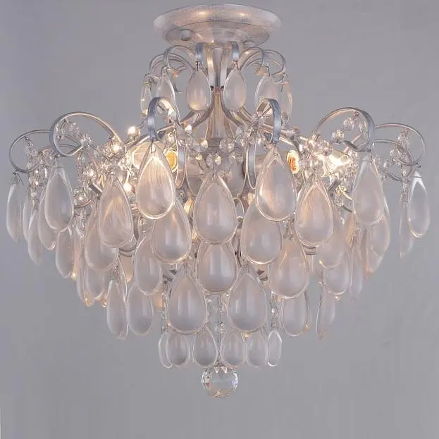 Светильник потолочный Crystal Lux SEVILIA PL4 SILVER 2941/104 Светильник потолочный Crystal Lux SEVILIA PL4 SILVER 2941/104