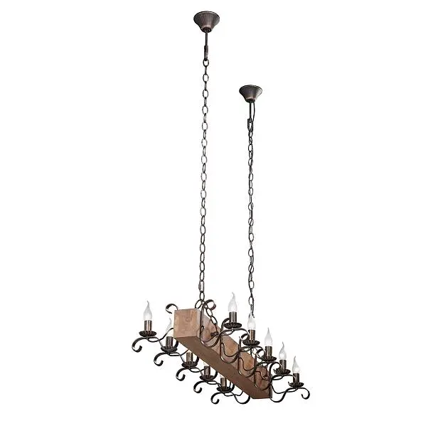 Люстра Vitaluce V4593-7/10 рустика Люстра Vitaluce V4593-7/10 рустика