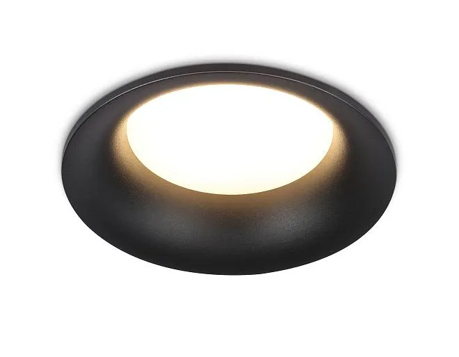 Встраиваемый светильник Ambrella light TN51811 BK черный GX53 max 15W D105*36
