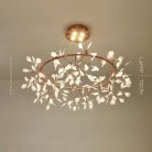 Кольцевые люстры и светильники LEAVES R Ø 160 см (216 LED). С подсветкой в чаше. Белый свет Lampatron 2163-24044