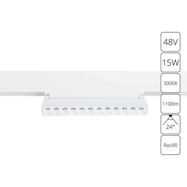 Трековый светильник Arte Lamp A4648PL-1WH Linea Трековый светильник Arte Lamp A4648PL-1WH Linea