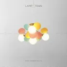 Потолочная люстра MATISSE C 4 плафона. Lampatron matisse-c-4 3423-8412