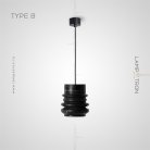 Подвесной светильник TIDY Тип B. Черный камень Lampatron 5721-14978
