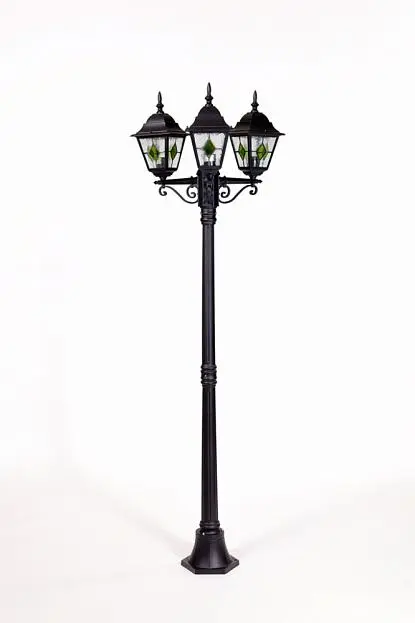 Наземный фонарь Oasis Light 79908MBlgG Bl QUADRO M lead GLASS