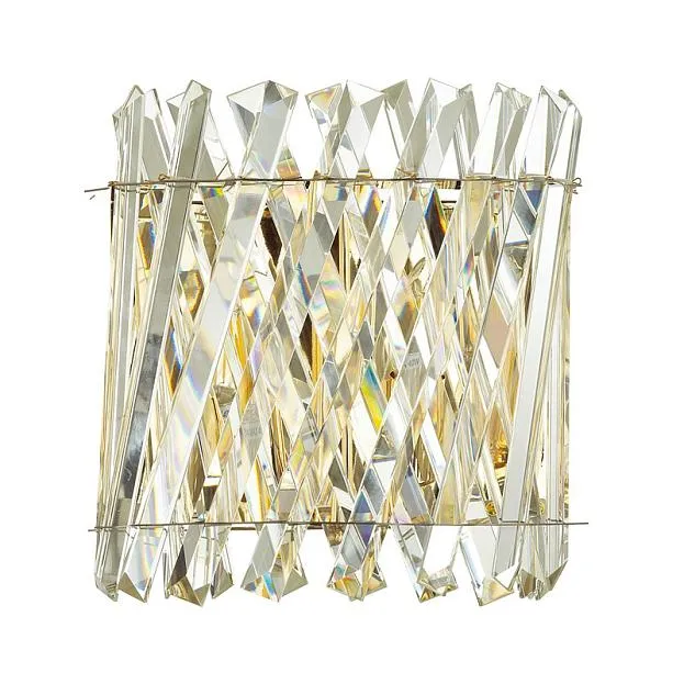 Бра Crystal Crossed Stripes Gold ImperiumLoft 156196-22 44.1057