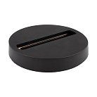 Разъем (коннектор) одноместный для однофазного трекового светильника Elektrostandard TRAF-1-BK черный a047141
