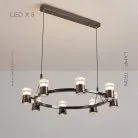 Кольцевые люстры и светильники MEDVIN 8 ламп Lampatron 7712-21619