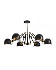 Подвесная люстра Lumina Deco Valmonti W6 LDP D015-6 BK