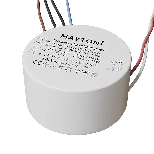 Источник питания 12W IP54 Maytoni PSL-DL40-S-300mA Dali Источник питания 12W IP54 Maytoni PSL-DL40-S-300mA Dali