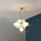 Люстра MATISSE SELF 6 плафонов. Цвет белый. Lampatron 3000-7250