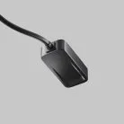 Ввод питания(0,5м) Radity для встраиваемого монтажа черный Maytoni Technical TRA084B-12B-50