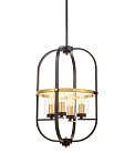 Подвесной светильник Lumina Deco LDP 1141-4 BK+MD Monterey