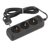 Розеточные блоки, удлинители ЭРА UX-3e-5m-B