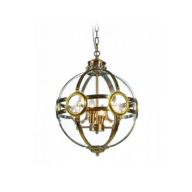 Люстра Delight Collection KG0516P-3 antique brass Hagerty Люстра Delight Collection KG0516P-3 antique brass Hagerty
