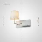 Бра VILLA Тип А. Цвет Белый Lampatron villa-white-a 6245-16784