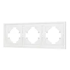 Рамка пластиковая FRM-TENDO-SFPL-3-WH (Матовый белый) Arlight 054653