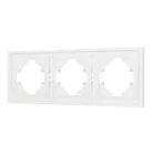 Рамка пластиковая FRM-TENDO-SFPL-3-WH (Матовый белый) Arlight 054653