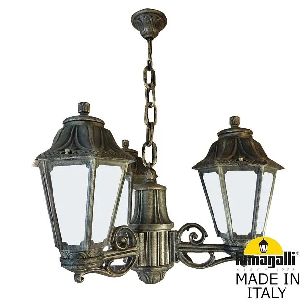 Подвесной уличный светильник FUMAGALLI SICHEM/ANNA 3L E22.120.S30.BYE27 Античная бронза