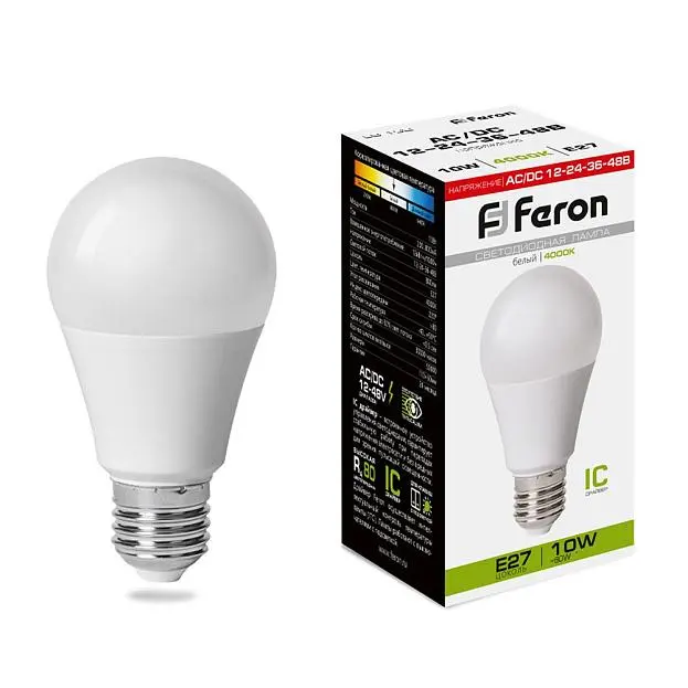 Лампа светодиодная Feron 38265 LB-192 E27 10W 4000K Лампа светодиодная Feron 38265 LB-192 E27 10W 4000K