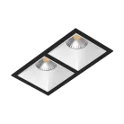 Встраиваемый светильник под сменную лампу Ledron RISE KIT2 Black-White