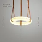 Кольцевые люстры и светильники UNIVERSE Тип B. Размер S Lampatron 4697-11881