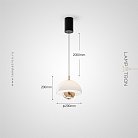 Подвесной светильник HENNEKE BRIGHT Цвет молочно-белый Lampatron 8754-24620