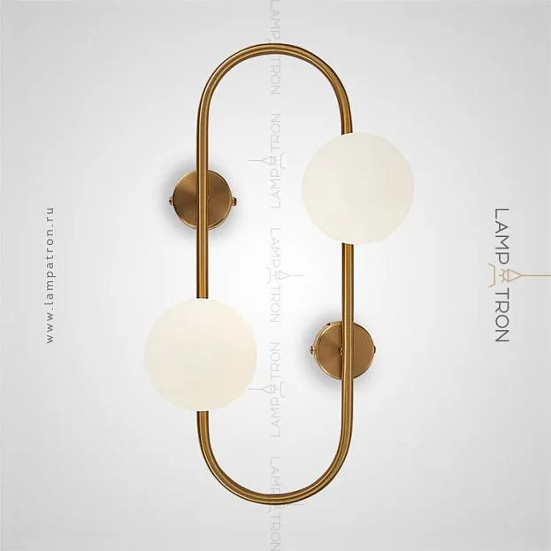 Бра HOOP WALL 2 плафона. Lampatron hoop-wall-gold-2 1965-7803 Бра HOOP WALL 2 плафона. Lampatron hoop-wall-gold-2 1965-7803