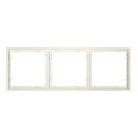 Рамка пластиковая на 3 пост, (хлопок) Voltum VLS100313 S70