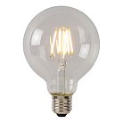 Лампа светодиодная диммируемая E27 7W 2700К прозрачная Lucide 49086/07/60 G80 Class B