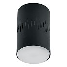 Светильник потолочный 12W 230V GX53 и подсветка 1W 4000K черный Feron 41454 HL350