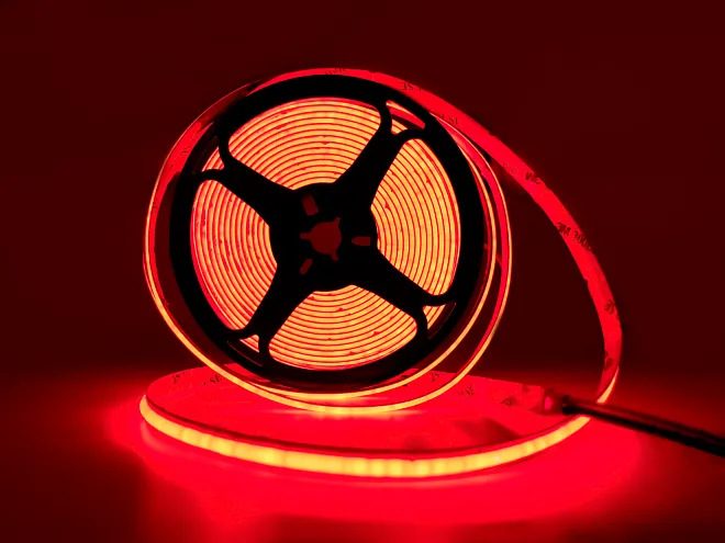 Лента светодиодная 13Вт/м Открытая (IP20), красная, 24В, 3М, SWG-COB480-24-13-R 00-00047133