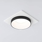 Встраиваемый светильник Elektrostandard 116 MR16 белый/черный Solas a053345
