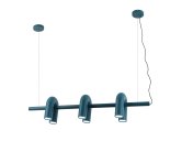 Подвес Канти лазурный Led 36W Kink Light 08465-3A,07