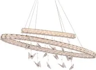 Подвесной светильник Newport 8120/120 oval chrome 8120